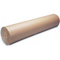Maildor - Rollo de papel kraft (50 m x 1 m, 64 g), color marr&oacute;n claro