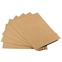 Papel kraft, 50&nbsp;hojas, DIN A4, cart&oacute;n natural, alta calidad, marr&oacute;n natural, cart&oacute;n kraft de 170 g
