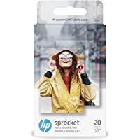 HP ZINK - Papel fotogr&aacute;fico adhesivo (20 hojas/5 x 7,6 cm)
