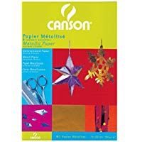 Canson 200992701 - Papel metalizado (A4, 21 x 29.7 cm), colores surtidos