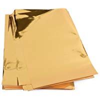 25&nbsp;hojas de papel met&aacute;lico, oro protectores Papel, Oro Pantalla Brillante, Oro Papel para manualidades puertas diversos cosas como tarjetas de felicitaci&oacute;n, etc., DIN A4