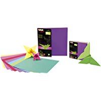 Clairefontaine - Papel para origami (20&nbsp;x&nbsp;20&nbsp;cm, 80&nbsp;g, 10 colores)