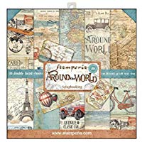 Stamperia Double-Sided Paper Pad 12"X12" 10/Pkg-Around The World, 10 Designs/2 Each