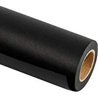 RUSPEPA Rollo De Papel Kraft Negro - 91,4 Cm X 30 M - Papel Reciclado Perfecto Para Envoltura De Regalos, Artesan&iacute;a, Embalaje, Revestimiento De Pisos, Esclusa, Paquete, Mesa Corredor