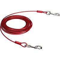 AmazonBasics - Cable para atar perros, hasta 57&nbsp;kg, 9,14&nbsp;m