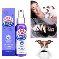 Jorich Spray Dental para Mascotas Perro, Ambientador para Perro, Spray Oral, Blanquea Los Dientes La Enfermedad De Las Enc&iacute;as, El Sarro Y La Placa Cuidado Oral para Combatir El Mal Aliento