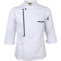 IPOTCH Chaqueta de Chef Retro Manga Larga Hotel Cocina Ropa de Hosteler&iacute;a Aficionados de Catering Cocina