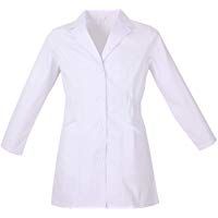 MISEMIYA - Bata Laboratorios Uniformes M&Eacute;DICA Dentista Doctora Enfermera Uniforme MEDICAS Veterinaria(Materiales Grantizados:65% Poliester 35% Algod&oacute;n Peso:190 g/m&sup2;) Ref-8163