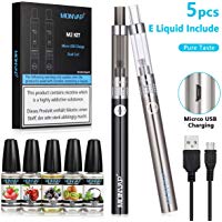 Vaper Cigarros Electronicos, MONVAP M2 Ecig, 2 * Vape Pen + 5* E Liquido, 1.6ohm 2ml, Batter&iacute;a Recargable Cigarrillos Electronicos, E Cigarette Sin Nicotina 0.0mg