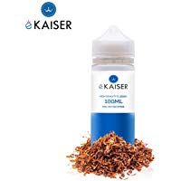 eKaiser 0mg Short Fill E-l&iacute;quido Sabores | 50/50 PG/VG | Botella reutilizable de 100ml de relleno | Sin nicotina | El&iacute;quido de Tabaco Dorado para E-cigarrillo y Eshisha