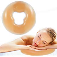 Almohada de silicona suave para masaje facial, almohada para relajarse en el reposacabezas, Spa Beauty Salon Skin Care Soft Overlay Face Relax Weigh Cushion Pad