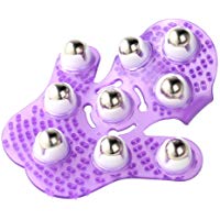 Anself Masajeador en Forma de Palma con 9 Bolas de Acero