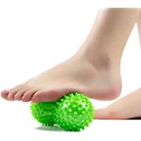 SYN - Rodillo de Masaje para pies con Bola de man&iacute; para Masaje de Espinas Fascitis Plantar, Punto de activaci&oacute;n, Tejido Profundo, liberaci&oacute;n miofascial, acupresi&oacute;n, Terapia de reflexolog&iacute;a