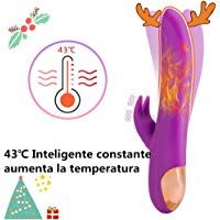 FONDLOVE Silicona Masajeador El&eacute;ctrico 3-7 D&iacute;as Entrega Wand Vibrador Carga de USB 12 Patrones Vibraci&oacute;n
