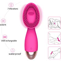 Lovey Angel Vibrador cl&iacute;toris + lengua con movimiento pendulante+10 Modos +Sumergiable y Recargable + Masajeador Suave Blandito para Mujares + motor Inteligente+Cilicona de grado m&eacute;dico