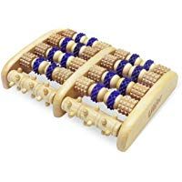 ULIKE de madera de rodillo pie de masaje Herramientas Reflexolog&iacute;a para el dolor de pie, Itchy pies de socorro, y regalo gratuito-- Palo de masaje de pie tailand&eacute;s y pie Reflexolog&iacute;a Gr&aacute;fico