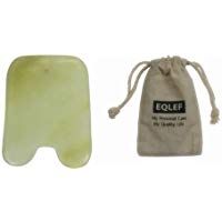 EQLEF&reg; Jade Gua Sha raschio massaggio dell'attrezzo Hand Made Jade Guasha Consiglio, Strumenti per Graston SPA terapia di agopuntura di Trigger Point trattamento sul fronte del braccio del piede