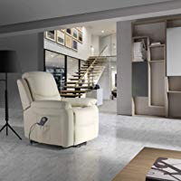 ECO-DE Sill&oacute;n de Masaje Vibraluxe 9 programas de Masaje, 5 intensidades, 4 Zonas Independientes y Calor Lumbar ECO-8600 Beige
