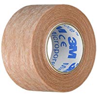 Esparadrapo quir&uacute;rgico de microporos de 3&nbsp;m, hipoalerg&eacute;nico, color marr&oacute;n, 2,5&nbsp;cm x 9,1&nbsp;m, pack de 1