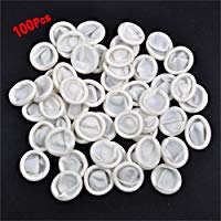 Dcolor 100 x Cubierta Protector de Latex Goma para Dedos