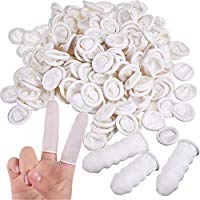 Dedales de l&aacute;tex,MUXItrade cubiertas protectora para los dedos, protegen de la est&aacute;tica, para vendajes secos y limpios - 300 PCS