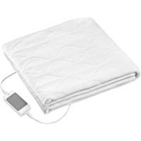 AEG WUB 5647 - Calientacamas el&eacute;ctrico, 70 x 150 cm, apagado autom&aacute;tico, 3 niveles, 60W, blanco