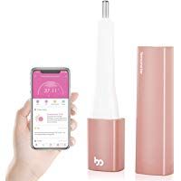 Femometer Vinca Term&oacute;metro De Cuerpo Basal Inteligente-Altamente Sensible A Pruebas de BBT- Seguimiento Digital De La Fertilidad Y La Ovulaci&oacute;n Para La Planificaci&oacute;n Natural De La Familia (Dorado Rosa)