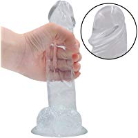 Consolador con una ventosa extra fuerte Realista Real Dong Penis Replica Consoladores para mujeres con orgasmo continuo