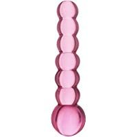 Prisms Erotic Glass Aum Glassdrop Glass Dildo, Rosa - 349 gr