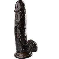 Consolador con una ventosa extra fuerte Realista Real Dong Penis Replica Consoladores para mujeres con orgasmo continuo