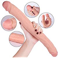 Juguetes Sexual-QUICKLYLY Pene Doble Simulaci&oacute;n De Diversi&oacute;n Dong De Penetraci&oacute;n De Doble Cara con Consolador De Doble Cara para Mujer O Pareja