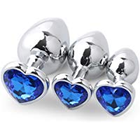 FAMILIZO 3PCs Plug Anales Mujer Cola Plug Anales Acero Plug Anales Mujer Metal Plug Anales Mujer Acero Plug Anales Hombres Acero Aleaci&oacute;n de Aluminio Juguete Sexual Hombre Y Mujer