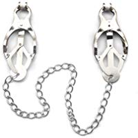Ocamo Forma de Mariposa Pez&oacute;n Abrazaderas Clip de Mama Pareja coqueteando Foreplay SM Sex Tool