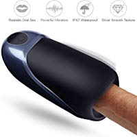 Luvkis Masturbador Masculino Garganta profunda Masturbador Estimulaci&oacute;n del pene como boca Sexo Hombres Copa Juguete sexual con vibrador el&eacute;ctrico con 14 modos de vibraci&oacute;n