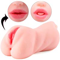ZEMALIA DORA Masturbador Masculino para Hombres 3D Real&iacute;sta Vagina de Silicona con Anal y Oral, Juguetes Sexuales para Adultos, F&aacute;cil de Usar y Lavar