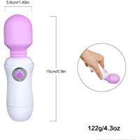 FHCGZDB Carga USB Potente AV Varita M&aacute;gica Vibrador Masajeador Juguetes Sexuales para Adultos para Mujer Masturbador Mini Cl&iacute;toris Vibradores orales para Mujeres
