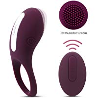 LAISSIE CAESAR Anillo Vibrador Pene Recargable para Pareja con Control Remoto con Mando Distancia,Estimulador de Cl&iacute;toris con M&uacute;ltiples Vibraciones Inteligentes, Masturbador Hombre de IP67 Impermeable