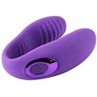 LJFG Vibrador de las parejas recargables del USB, vibrador impermeable de 10 velocidades para el Massager del vibrador de los juguetes del sexo de las mujeres (p&uacute;rpura)