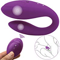 Vibrador Parejas, Juegos Eroticos Silicona Masajeador Sexual Vibradores Dual Motor Con control remoto - Vibraci&oacute;n de 10 Modos Con Estimulador de Punto G/Cl&iacute;toris Para Mujer, Hombre