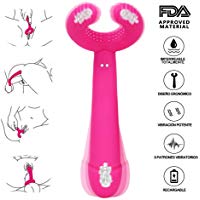 Vibradores de 2 Cabezas LEVETT Mesajear para Estimulaci&oacute;n del Cl&iacute;toris Punto G Pr&oacute;stata y Anal Plug con 8 Frecuencias de Vibraci&oacute;n