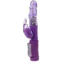 YpingLonk Vibrador de Mujere 12 Vibradores De Esferas De Frecuencia De Conejo Que Empuja Dildo G-Spot Multispeed Massager Juguete Sexual Adult Vibrador Girar Cuenta Realista