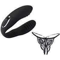 vibrador mujer cl&iacute;toris Lanksirt U Tipo Vibrador de punto G Dildo Vibraci&oacute;n de doble motor Masaje de juguetes sexuales juguetes sexual en parejas vibradors huevo mujer silencioso