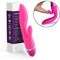 Vibrador para Mujer Juguetes Sexuales Punto G Clitoris Estimulador Masajeador para Mujer Vibrador de Pareja 12 Modos Recargable y Impermeable Pelepas