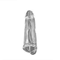 healifty extensi&oacute;n flexible del preservativo de extensi&oacute;n del Ritardo del preservativo de anillo de extensi&oacute;n del cristal (transparente)