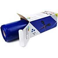 Tenura - Rollo de tira de silicona (antideslizante, 1 m x 30 cm), color azul