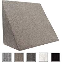 XL Almohada de cu&ntilde;a para sala de estar y dormitorio, coj&iacute;n de lectura, almohada de relajaci&oacute;n, respaldo flexible, cojines de embarazo, almohadas de lactancia//para tumbarse y sentarse (bronceado)