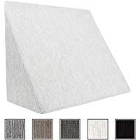 XL Almohada de cu&ntilde;a para sala de estar y dormitorio, coj&iacute;n de lectura, almohada de relajaci&oacute;n, respaldo flexible, cojines de embarazo, almohadas de lactancia//para tumbarse y sentarse (blanco)