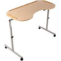 NRS M99394 - Mesa para la cama, color marr&oacute;n