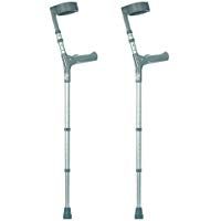 NRS Healthcare F19042 - Muletas de codo con mango de confort, largas