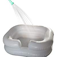 PULOX m&oacute;vil hinchable pelo para lavabo con ducha bolsa Incluye ducha para bettl&auml;gerige Personas pelo Lavado ba&ntilde;era Paciente ducha cabeza ba&ntilde;era